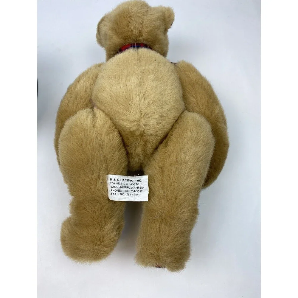 Vintage 1997 Alexander Plush Jointed Teddy Bear with Original Box 1934 of 10,000
